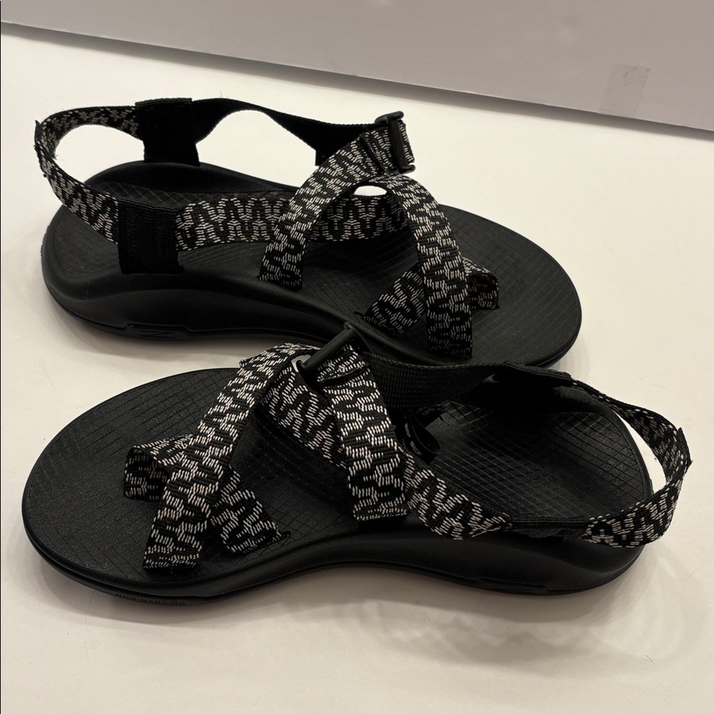 Chaco Black Patterned Strap Sandals - image 3